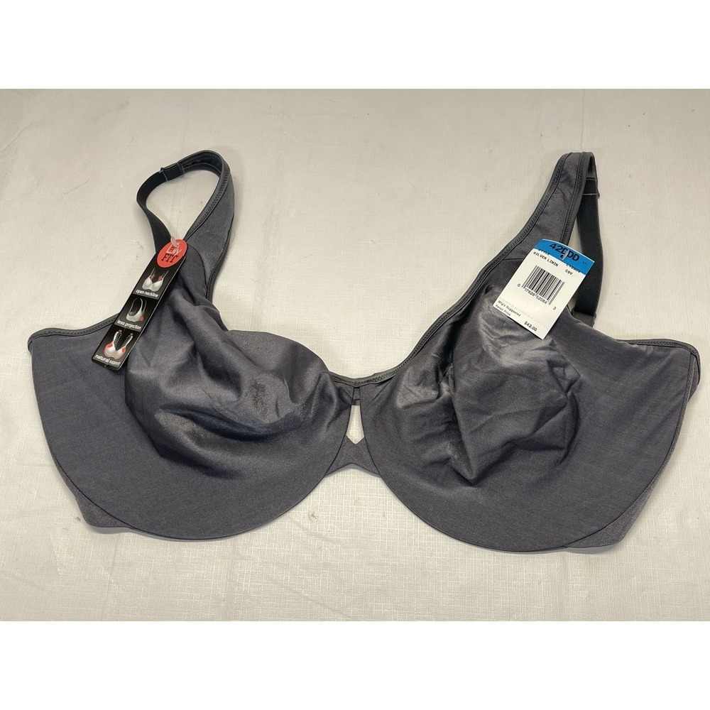 Vanity Fair Lily Fit Wireless Bra 42DD Silver Lining 0904‎ NWT